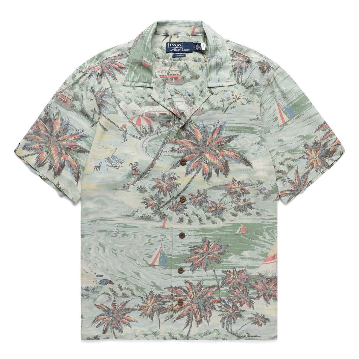 RAYON ANDY CAMP SHIRT HAWAIIAN BEACH BAZAAR | Bodega