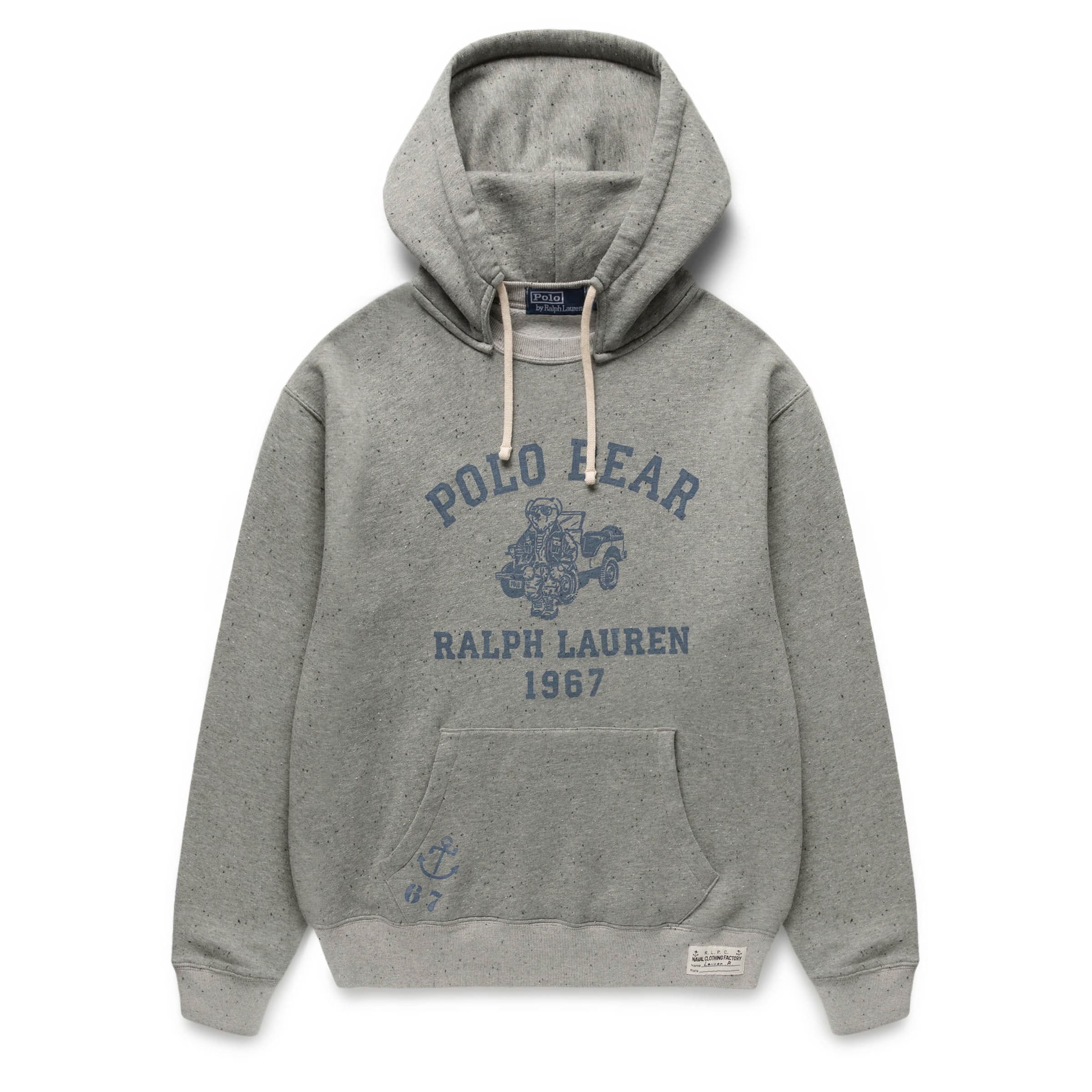 SEEDED VINTAGE FLEECE HOODIE LOFT HEATHER TRUCK BEAR Bodega