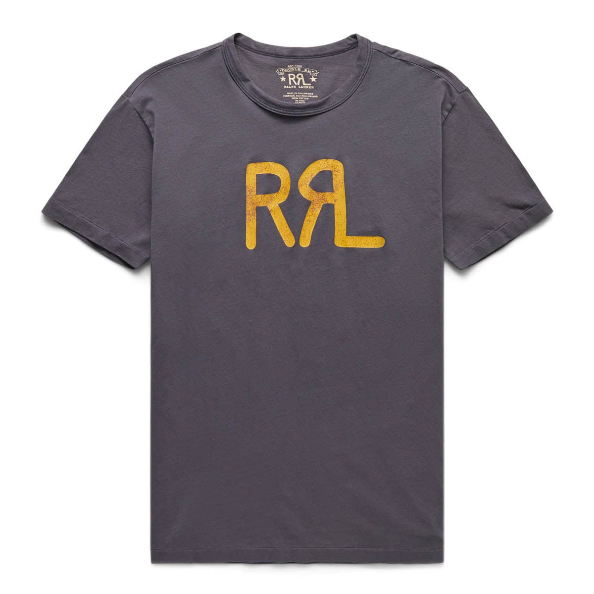 RRL T-Shirts DISTRESSED LOGO T-SHIRT