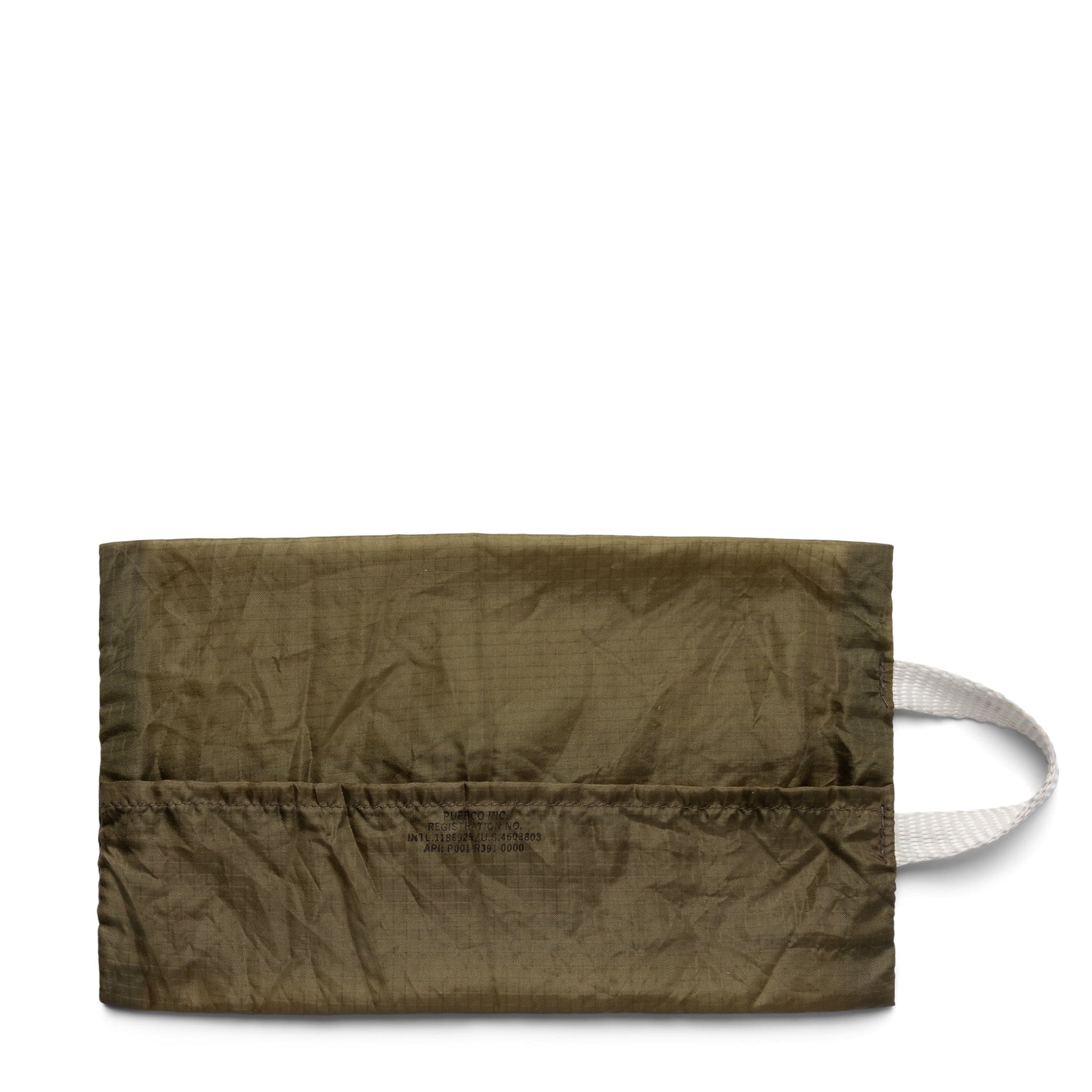 PUEBCO OLIVE / O/S VINTAGE PARACHUTE TISSUE COVER