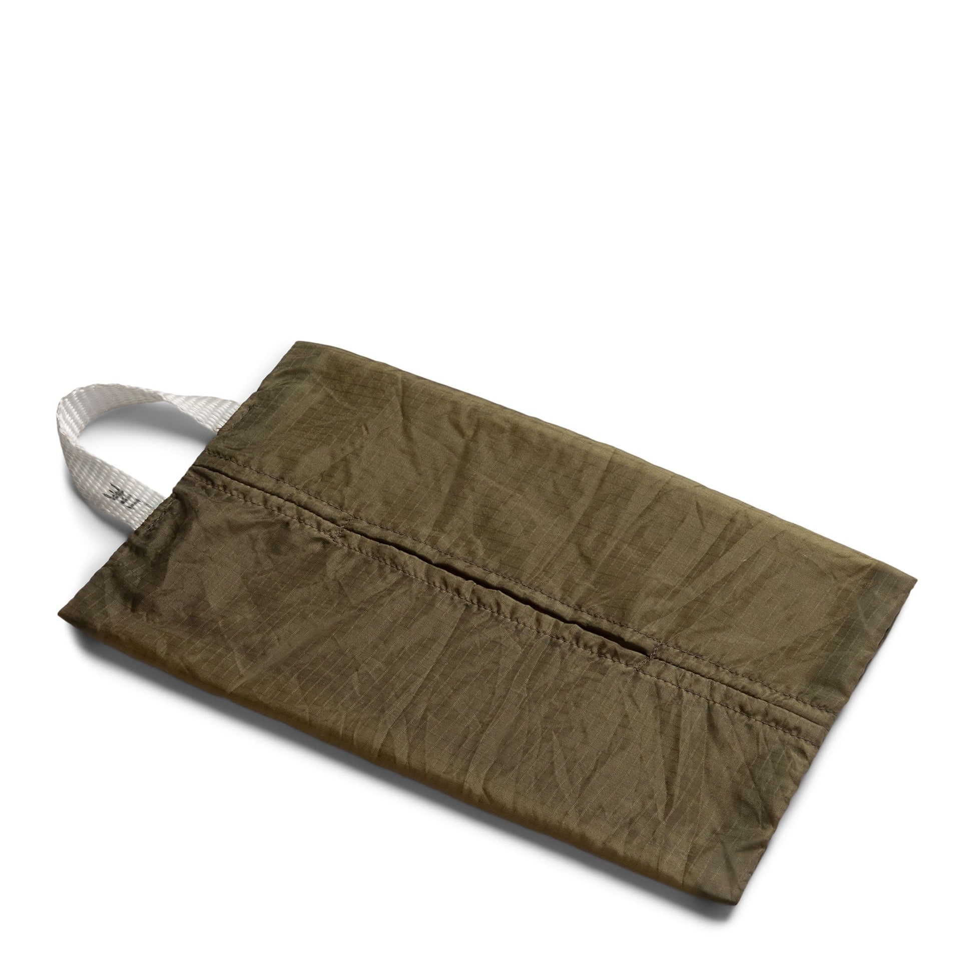 PUEBCO OLIVE / O/S VINTAGE PARACHUTE TISSUE COVER