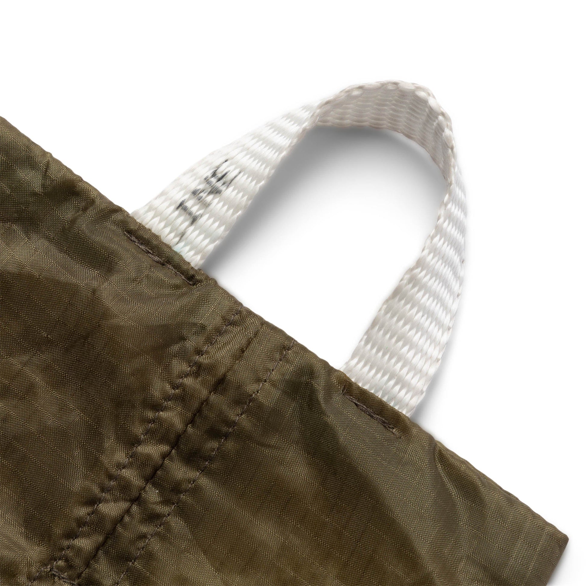 PUEBCO OLIVE / O/S VINTAGE PARACHUTE TISSUE COVER