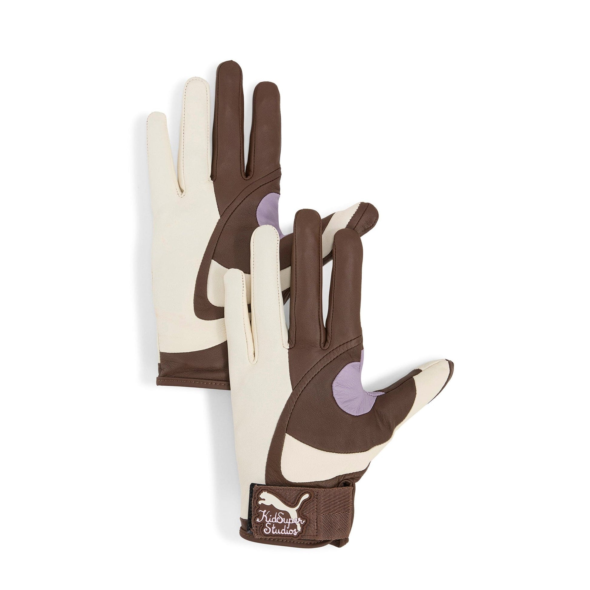  PUMA X KIDSUPER GLOVES ESPRESSO BROWN/ALPINE SNOW