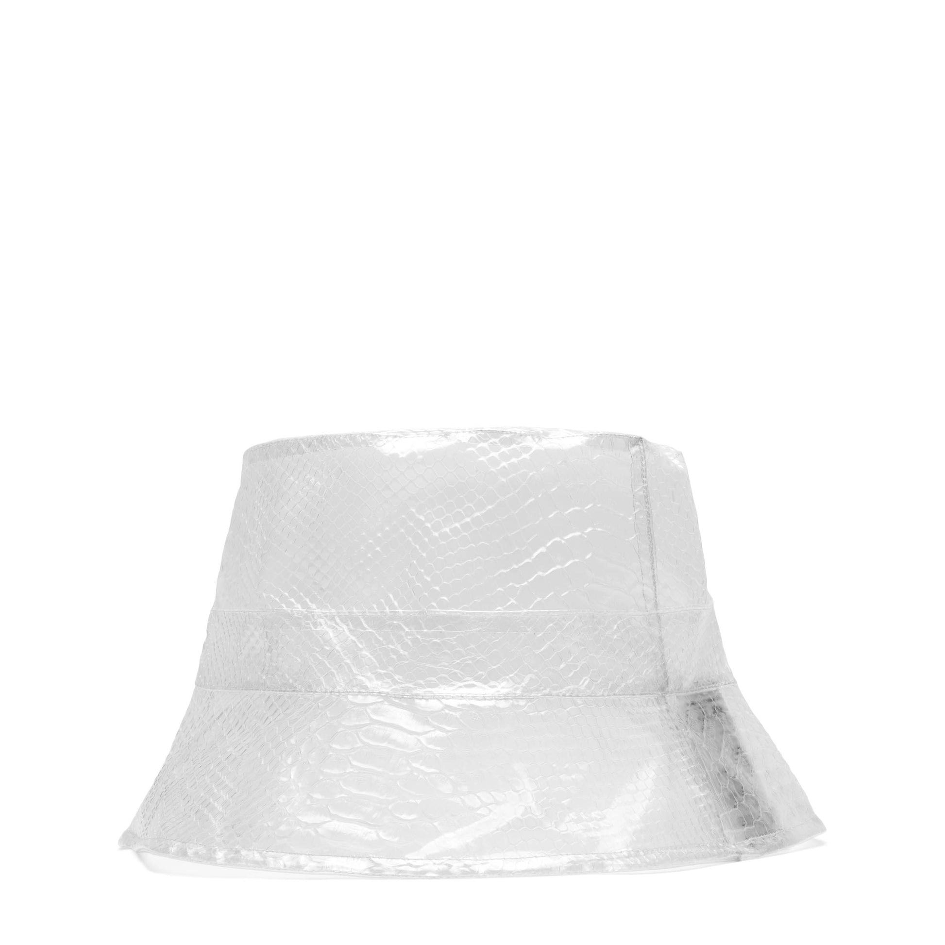 RAINS SNAKE BUCKET HAT TRANSPARENT