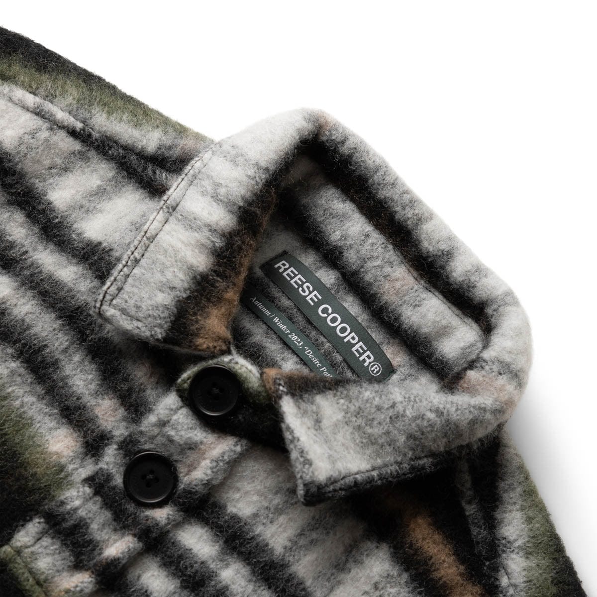 Reese Cooper Shirts BRUSHED WOOL FLANNEL SHIRT