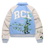 Reese Cooper Outerwear EMBROIDERED VINES VARSITY JACKET