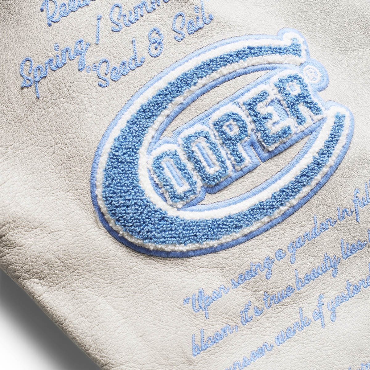 Product Guide: Embroidered Vines Varsity Jacket – REESE COOPER®