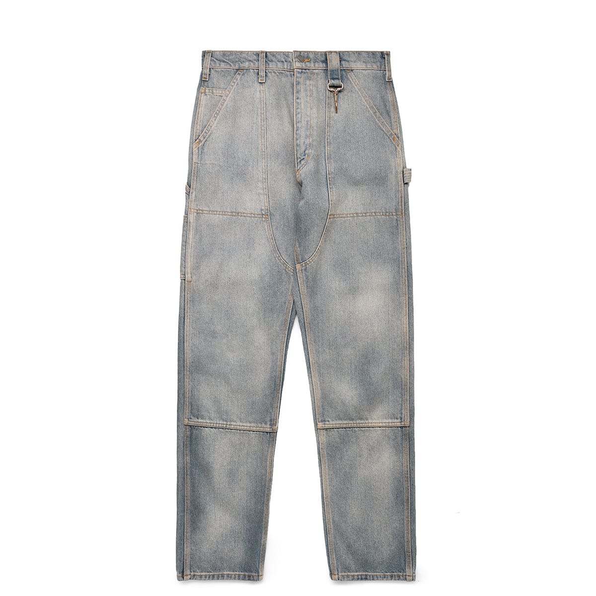 Reese Cooper Bottoms WASHED DENIM DOUBLE KNEE PANT