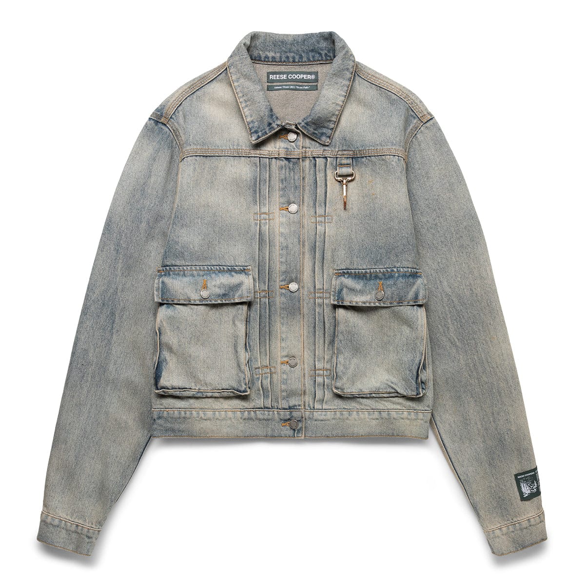 Reese Cooper Outerwear WASHED DENIM TRUCKER JACKET