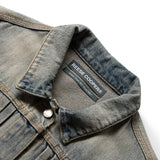 Reese Cooper Outerwear WASHED DENIM TRUCKER JACKET