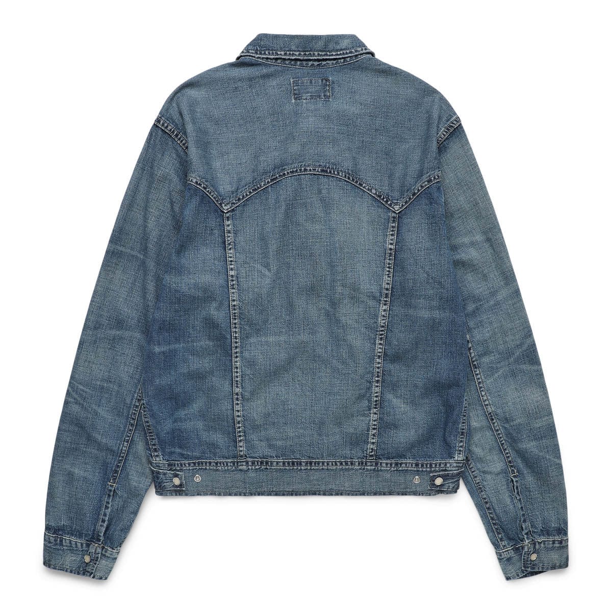 SAWTOOTH DENIM TRUCKER JACKET HEWSON WASH | Bodega