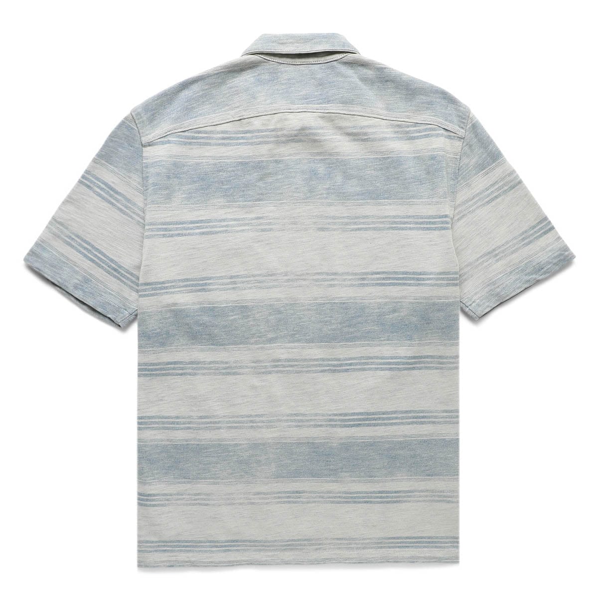 RRL Shirts STRIPED JERSEY 3-POCKET CAMP SHIRT