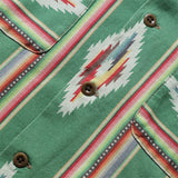 RRL Shirts KNIT JACQUARD SERAPE CAMP SHIRT