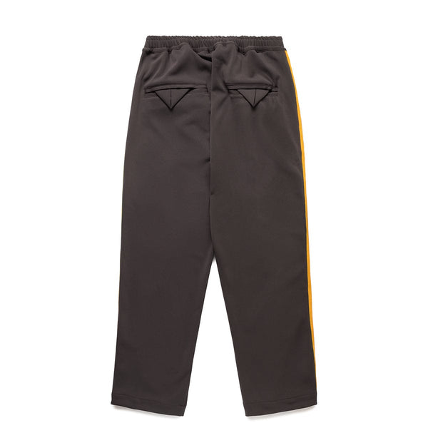 LACE TAPE STRAIGHT TRACK PANTS CHARCOAL | Bodega