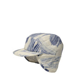 Sasquatchfabrix Headwear OFF WHITE / O/S MOKUME STAMP EAR MUFF CAP
