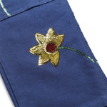 Load image into Gallery viewer, Sky High Farm Workwear Bottoms FLORAL EMBROIDERED DOUBLE KNEE PANTS
