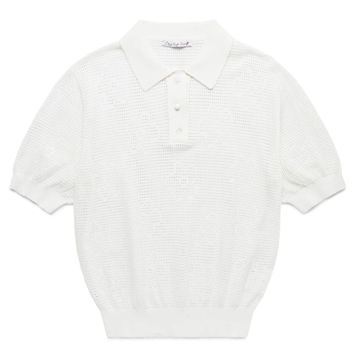 Sky High Farm Shirts MESH KNIT POLO