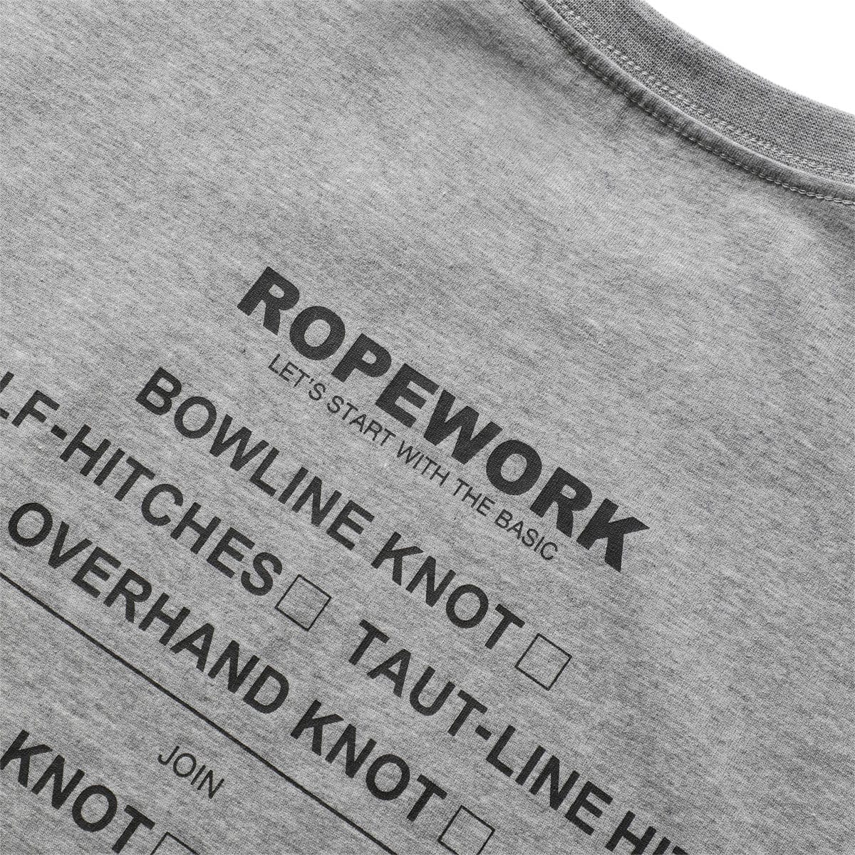 ROPEWORK T-SHIRT M.GREY | Bodega