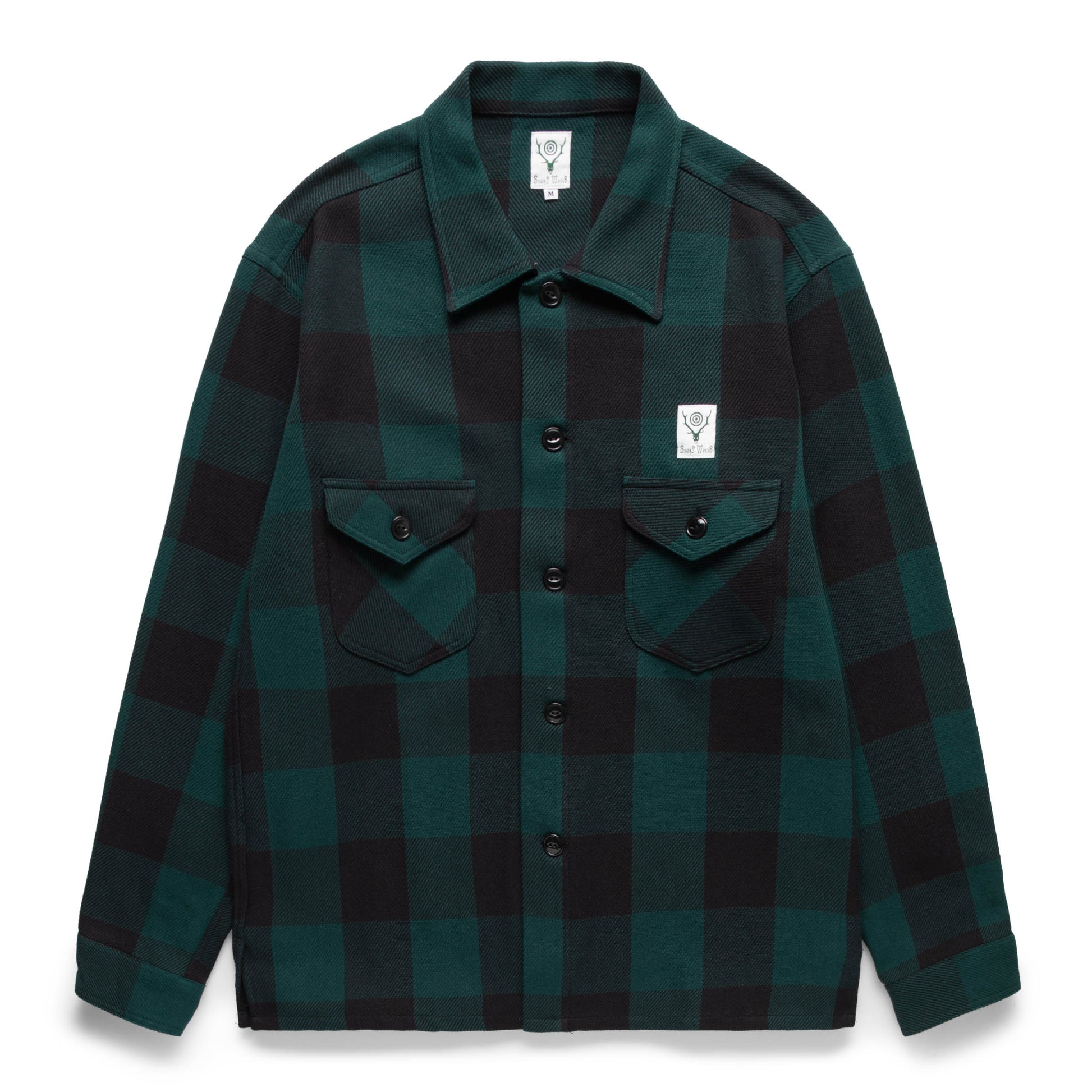  SOUTH2 WEST8 SMOKEY SHIRT GREEN