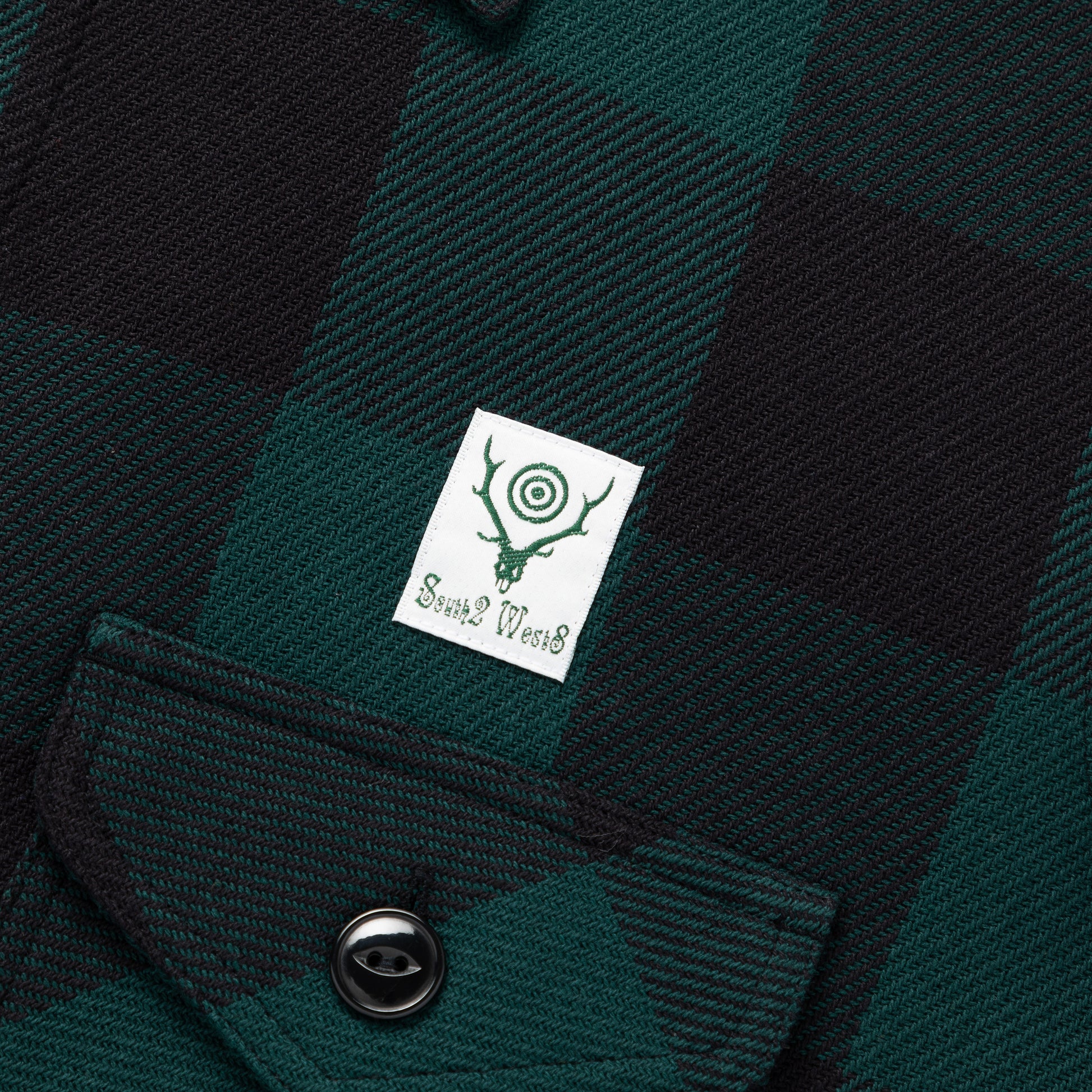  SOUTH2 WEST8 SMOKEY SHIRT GREEN