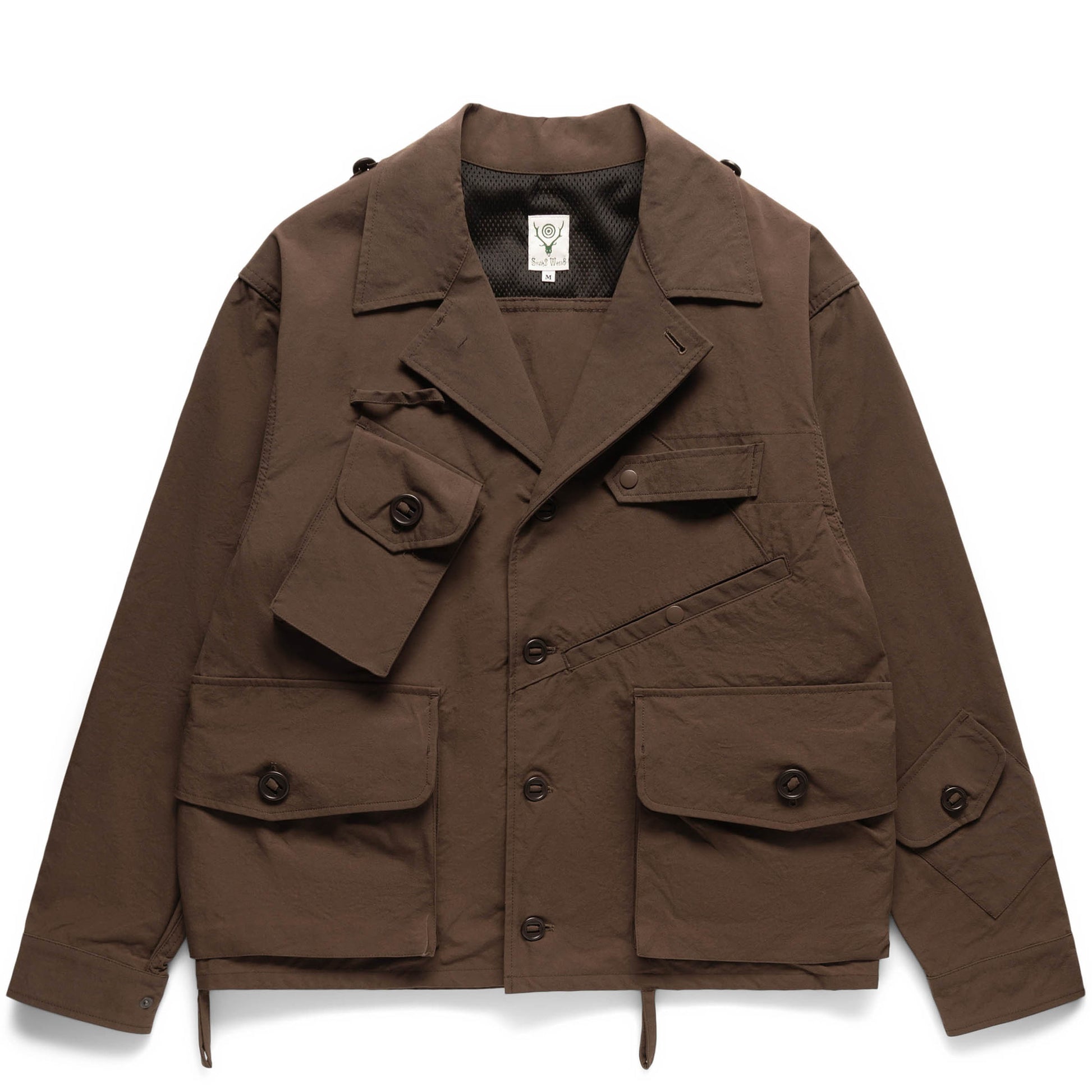 South2 West8 TENKARA SHIRT BROWN 