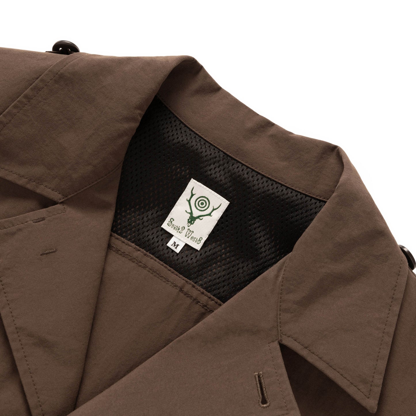 South2 West8 TENKARA SHIRT BROWN 