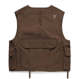 SOUTH2 WEST8 TENKARA VEST BROWN