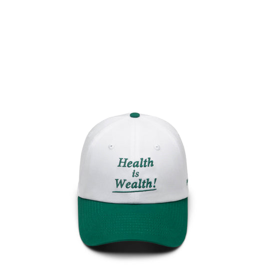 Sporty & Rich Headwear WHITE/ALPINE / O/S HEALTH IS WEALTH HAT