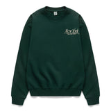 Sporty & Rich WOMEN'S NY 94 CREWNECK FOREST/CREAM