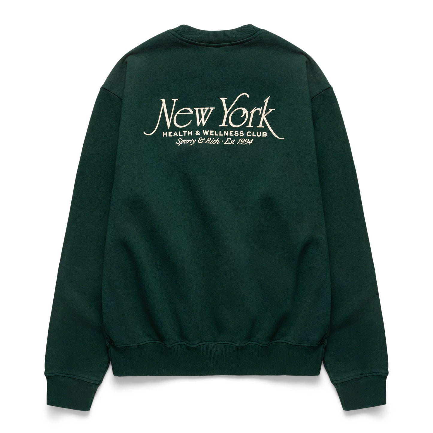 Sporty & Rich WOMEN'S NY 94 CREWNECK FOREST/CREAM