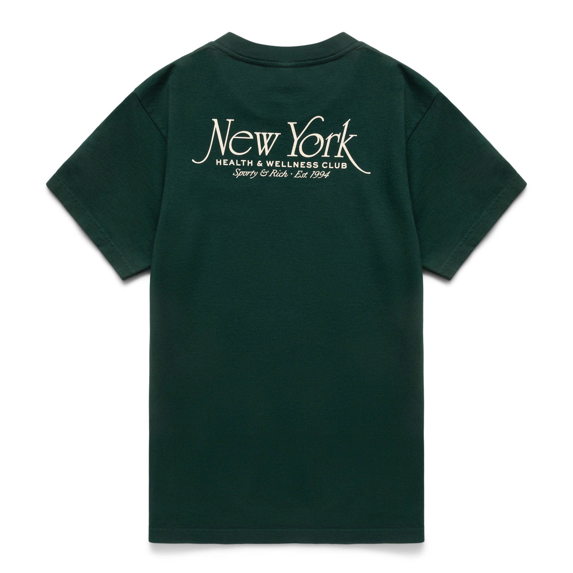 Sporty & Rich WOMEN'S NY 94 T-SHIRT FOREST/CREAM