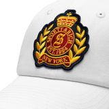 Sporty & Rich Headwear WHITE / O/S NY CREST HAT