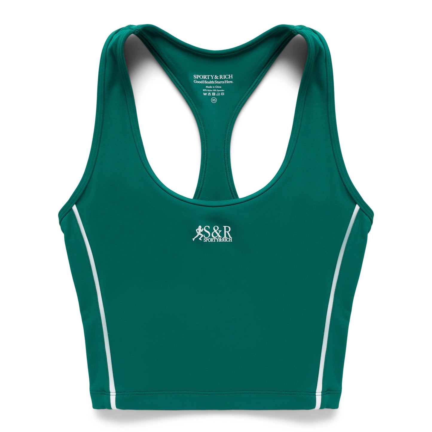 SPORTY & RICH WOMEN'S SR RUNNER SPORTS TANK ALPINE/GREEN