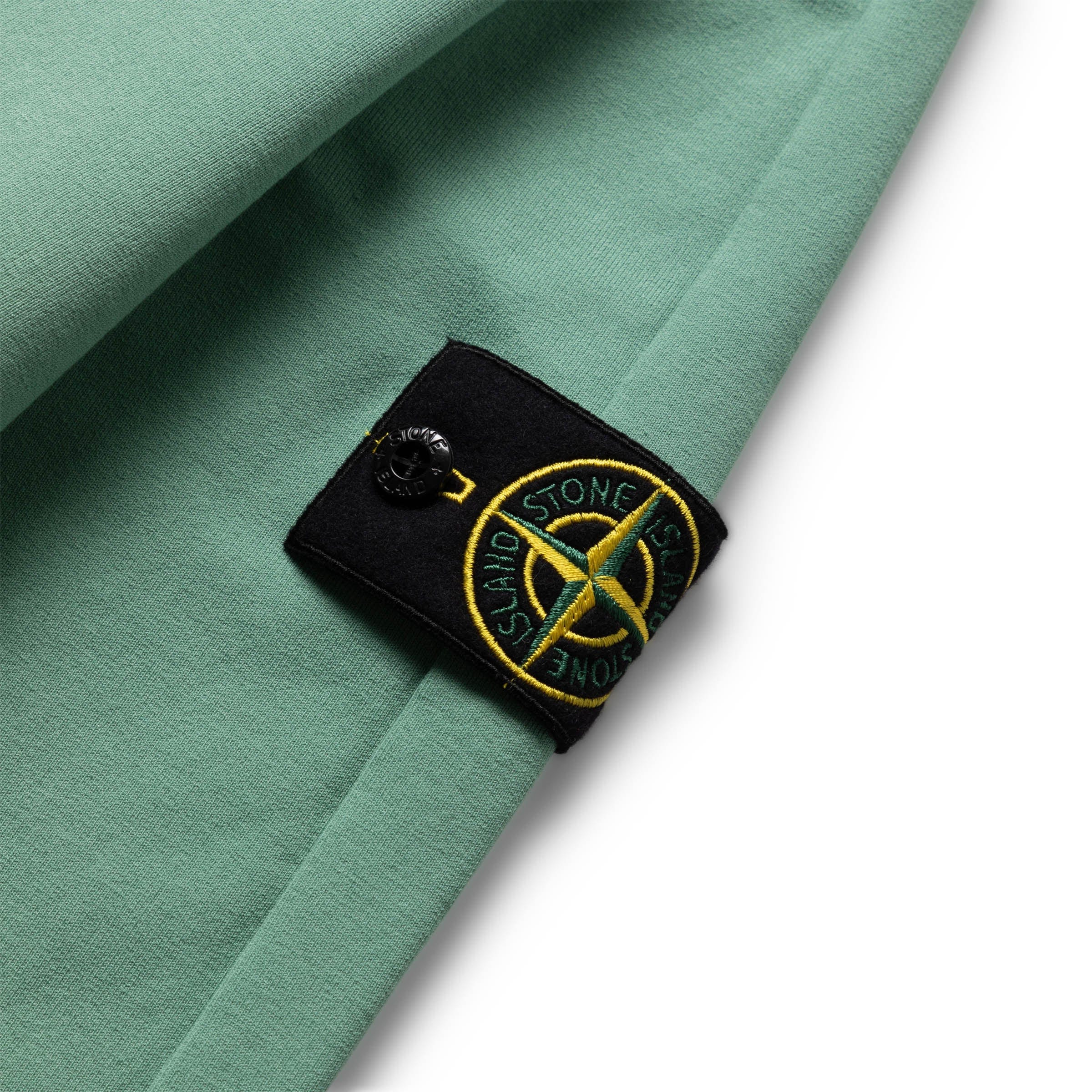 Stone island discount badge hooded sweatshirt