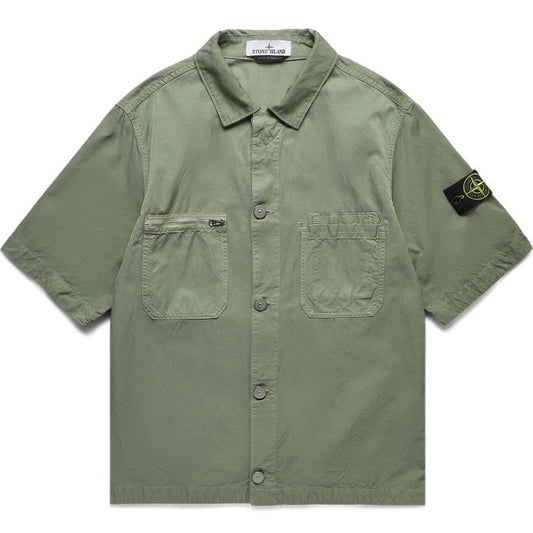 Stone Island Shirts OVERSHIRT M/CORTA 781511429