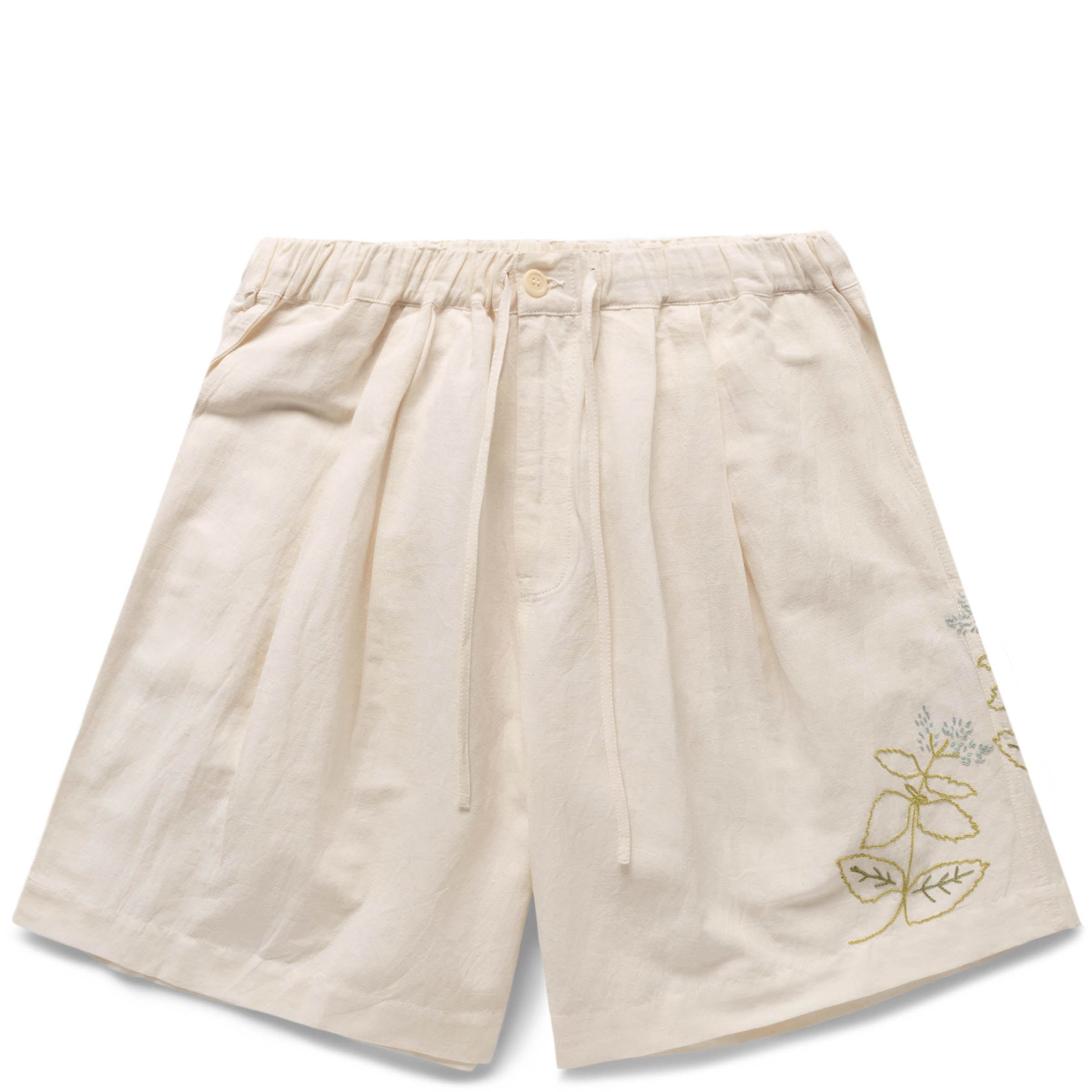 BRIDGE SHORTS ECRU HERB | Bodega