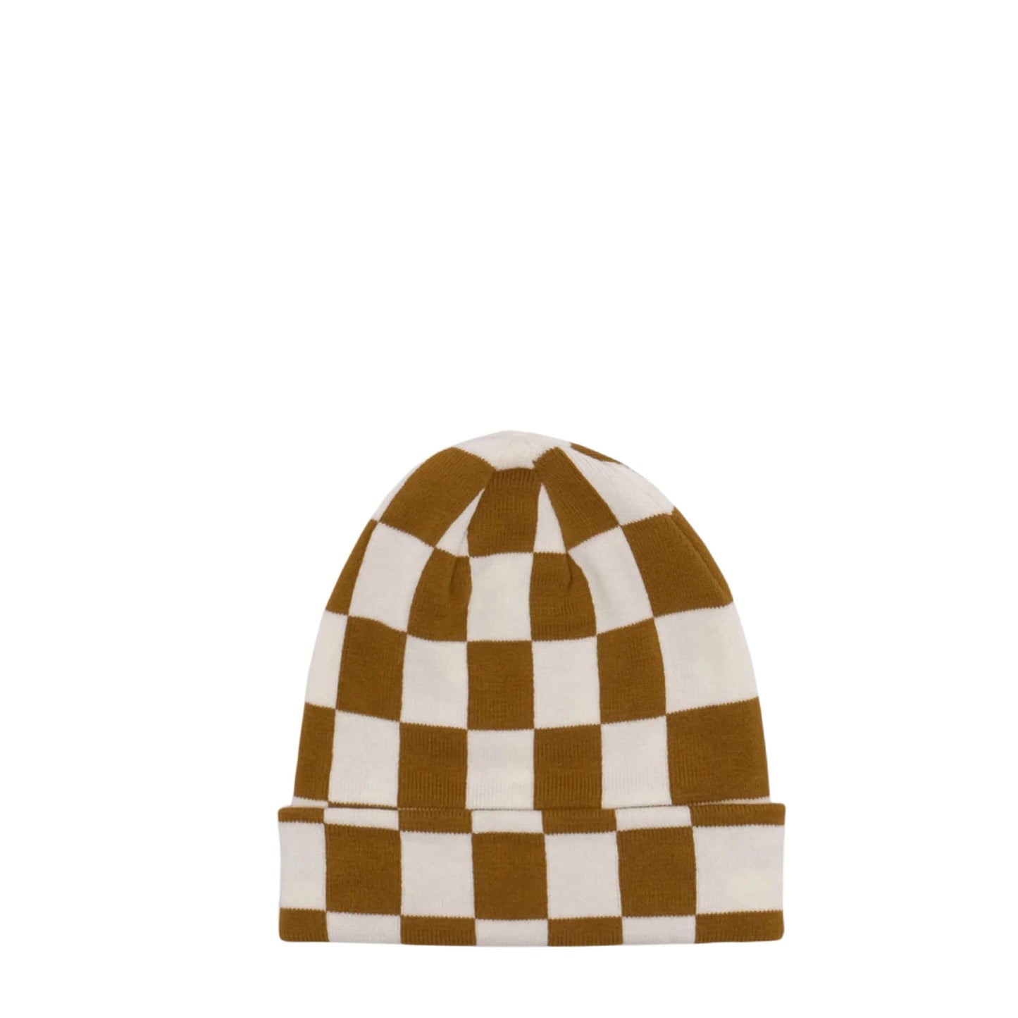 Students Golf Headwear BROWN / O/S AIKEN CHECKER BEANIE