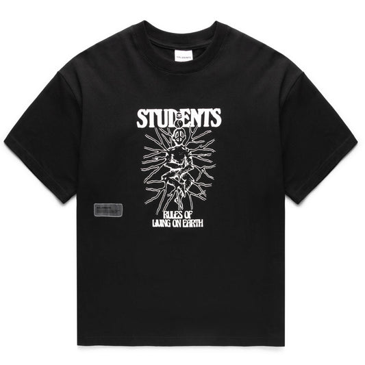 STUDENTS GOLF RULES T-SHIRT BLACK