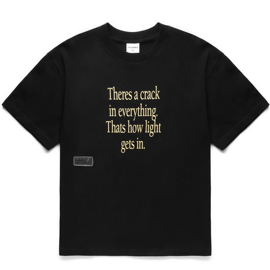 STUDENTS GOLF THERES A CRACK T-SHIRT BLACK