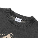 STUDENTS GOLF TRUMAN KNIT CREW SWEATER GREY