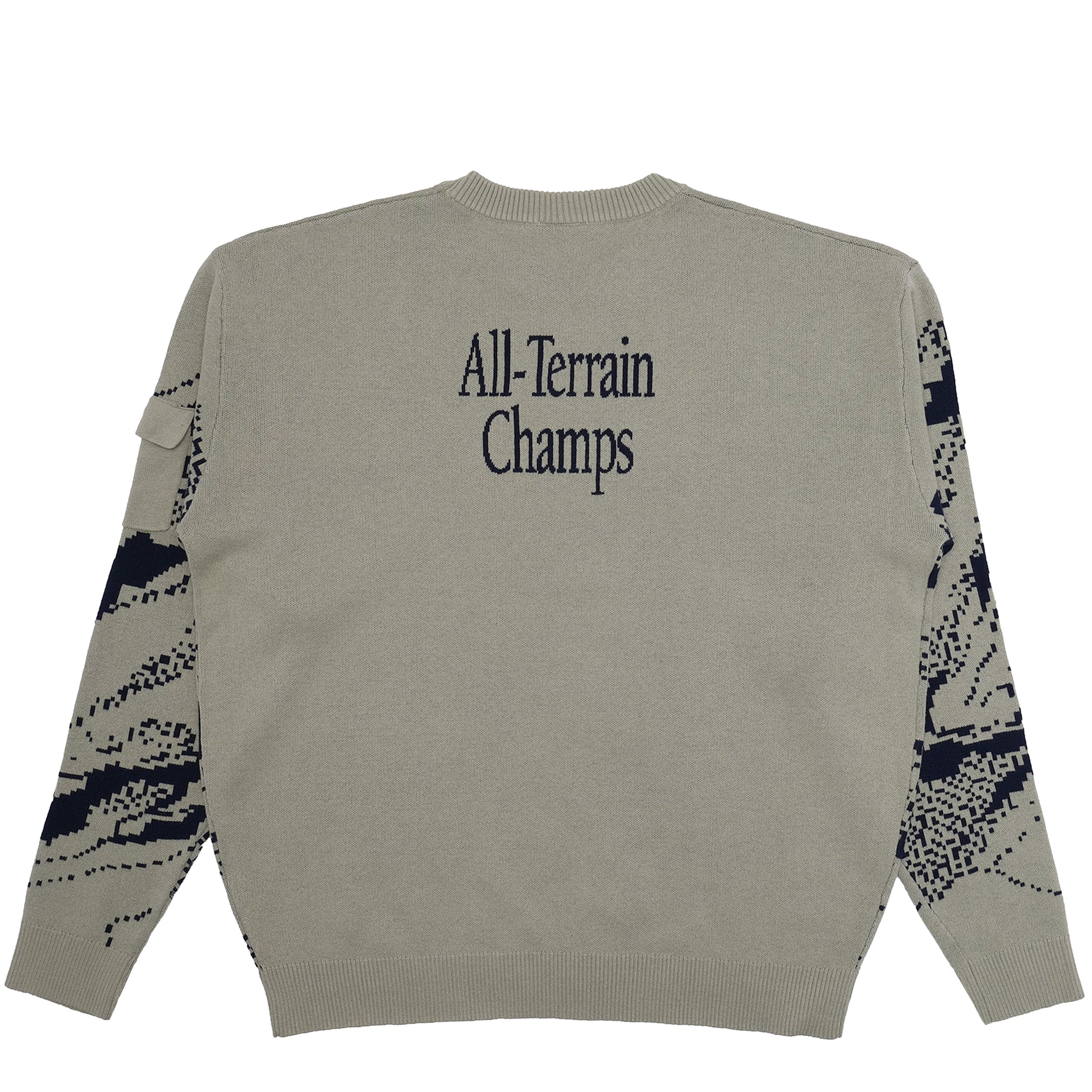 STUDENTS GOLF TRUMAN KNIT CREW SWEATER KELP