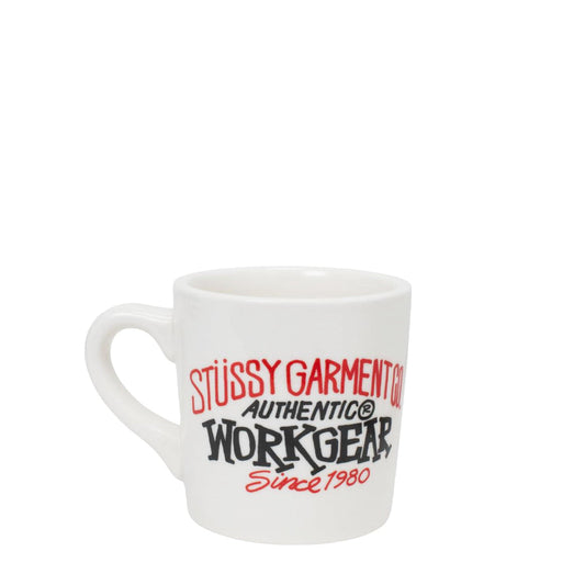 Stussy Central African Republic WHITE / O/S AUTHENTIC WORKGEAR MUG
