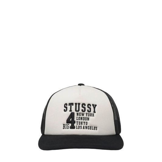 Stussy Headwear BLACK / O/S BIG 4 TRUCKER CAP