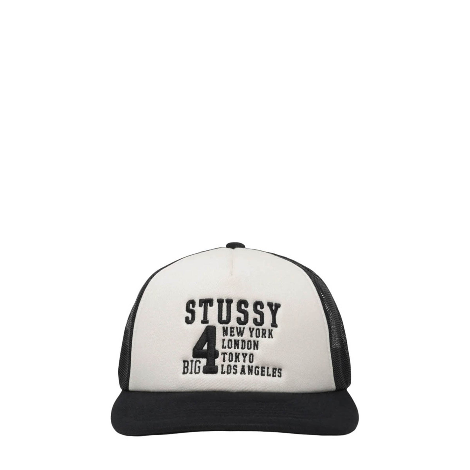 Stussy Headwear BLACK / O/S BIG 4 TRUCKER CAP