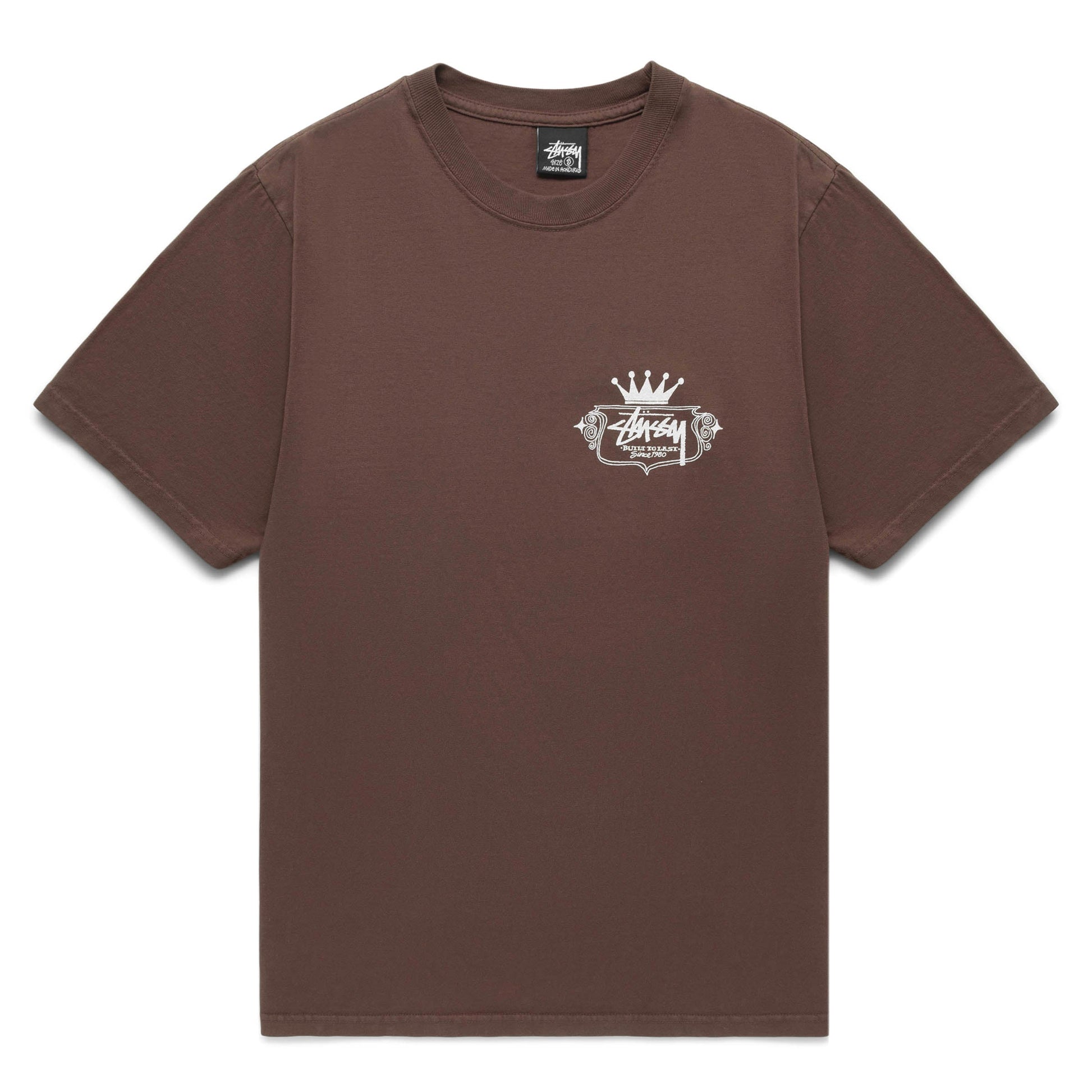 Stüssy T-Shirts BUILT TO LAST PIGMENT DYED T-SHIRT