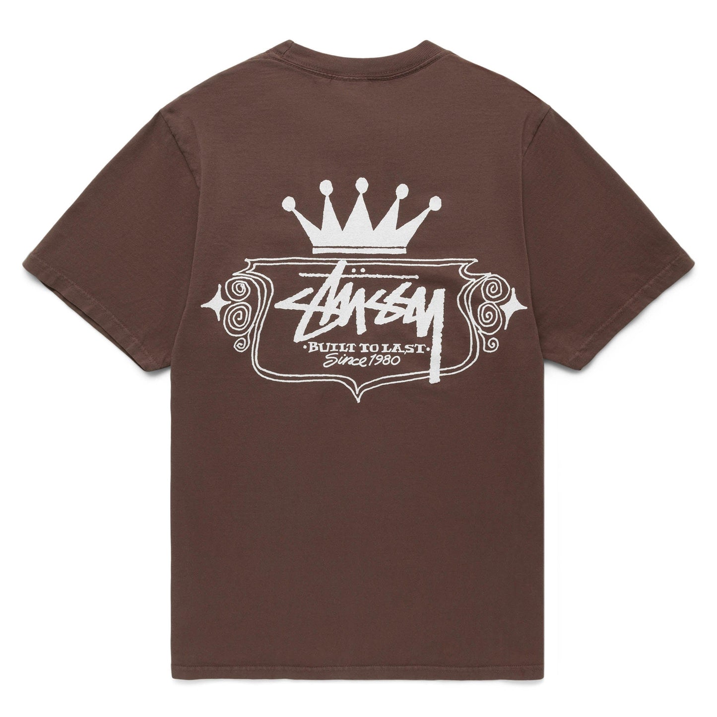 Stüssy T-Shirts BUILT TO LAST PIGMENT DYED T-SHIRT