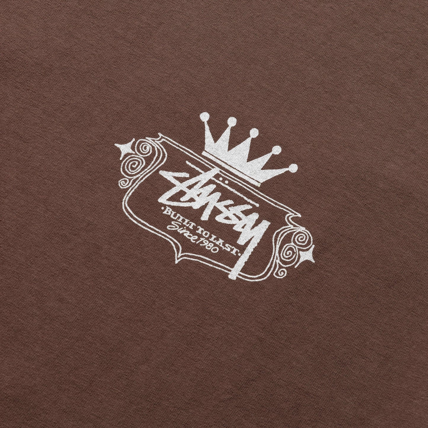 Stüssy T-Shirts BUILT TO LAST PIGMENT DYED T-SHIRT