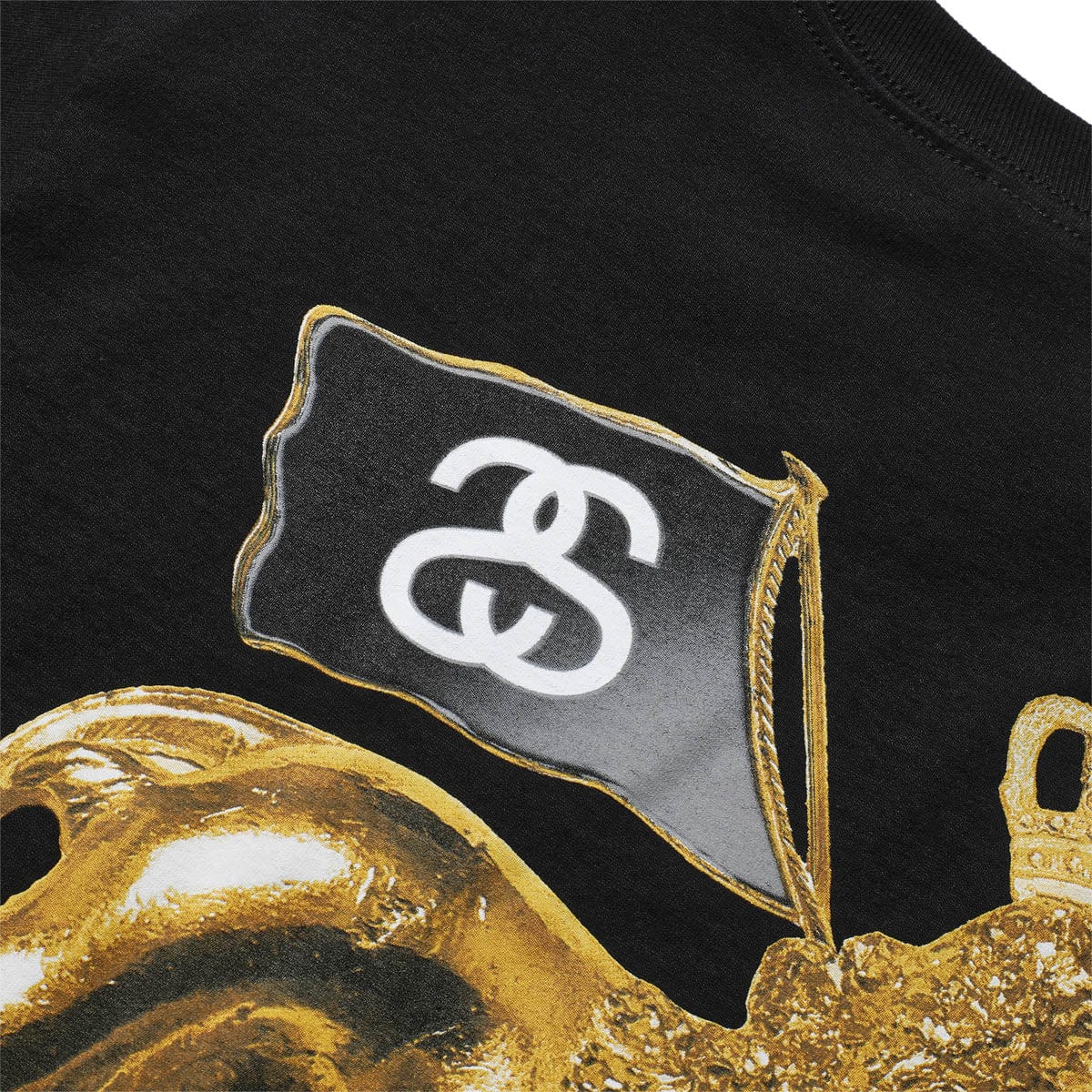 Stüssy T-Shirts GOLD LION T-SHIRT