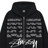 Stussy Hoodies & Sweatshirts LOCATIONS ZIP HOODIE