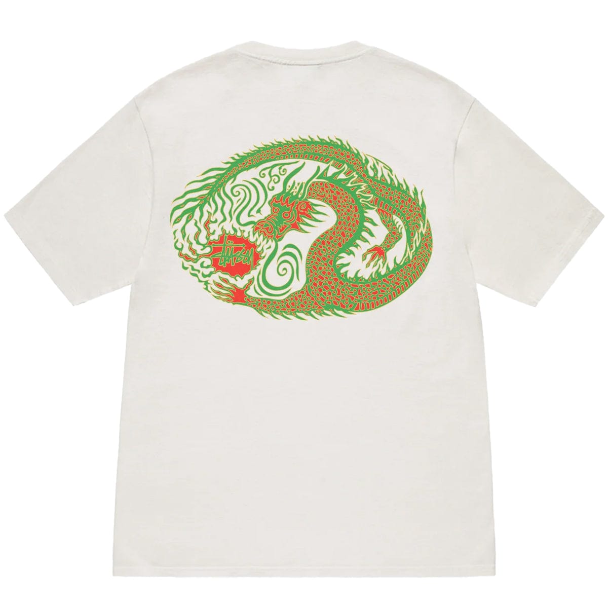 MOSAIC DRAGON PIG. DYED T SHIRT NATURAL Bodega